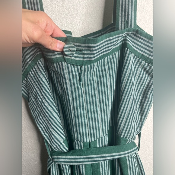 Anthropologie Payal Pratap
Striped Linen Jumpsuit Sz 10 - Picture 14 of 16